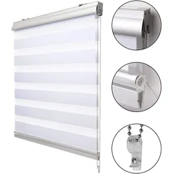 DOPPELROLLO SolDecor DK9 mit Kassette 70x160cm Weiß