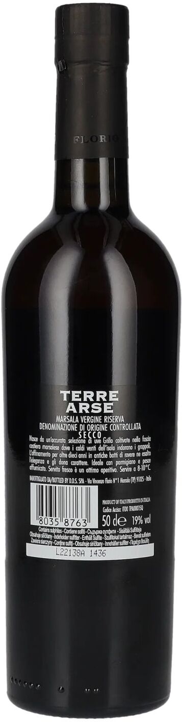 Cantine Florio TERRE ARSE Marsala Vergine Riserva Secco 2006 19% Vol. 0,5l