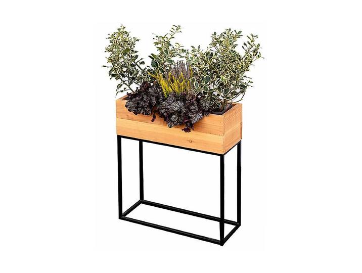 Hochbeet INNOVESTA mit Untergestell 60 x 20xH70 cm , braun, H:70cm, Pflanzgefässe, Hochbeet