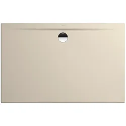 Kaldewei SUPERPLAN ZERO EXTRAFLACH Duschfläche, 750x900 mm, warm beige 20, 20 mm tief, seitlicher Ablauf, MADE IN GERMANY