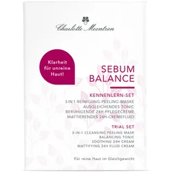 95ml Charlotte Meentzen Sebum Balance Kennenlernset (Maske 25ml + Tonic 50ml + Creme 10ml + Fluid 10ml)