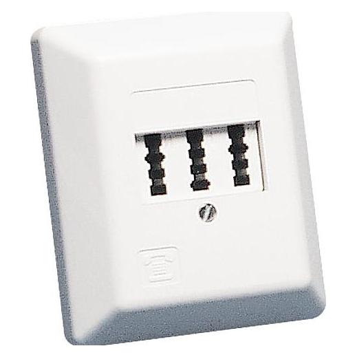 Rutenbeck TAE 3x6 NFN Ap rw - Wanddose - TAE-NFF (10210109)
