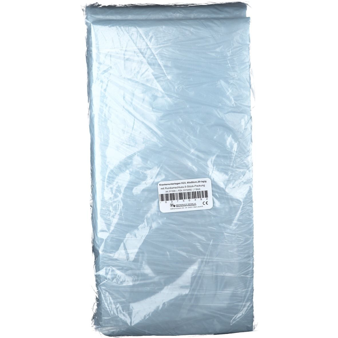 Krankenunterlage Brinkmann K23 60x90 cm 20lagig 5 St Unterlagen