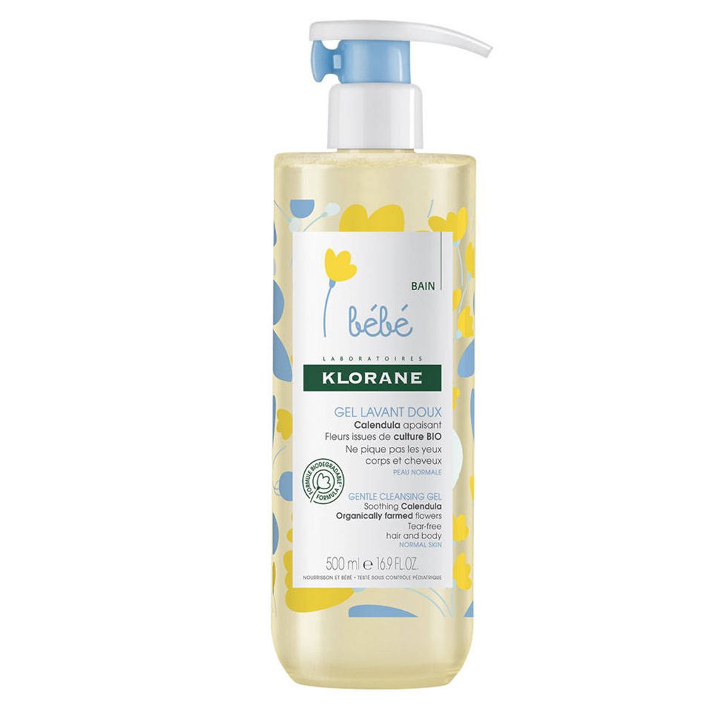 Klorane Baby Zachte Wasgel 500ml 500 ml Waschgel