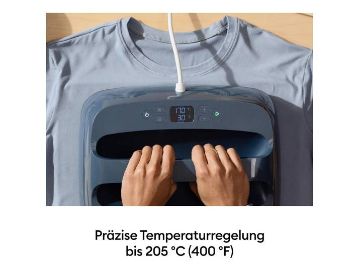 Dampfpresse Cricut Blau Keramik/Kunststoff T 25 cm - Farbe: dunkelblau - Material: Kunststoff/Keramik