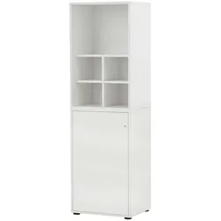 Möbelpartner Büromöbel Set Pigeon | Aktenregal, Aktenschrank & Regalkreuz | Breite 51cm | Weiß von PROREGAL