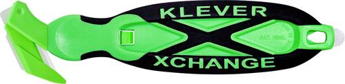 KLEVER KCJ-XC-35X XChange 35 Kleen Sicherheitsmesser Grün-Schwarz, 10St.
