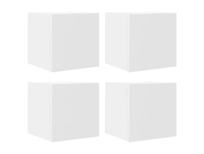 Lot de 4 meubles 30 x 30 x 30 cm bois blanche