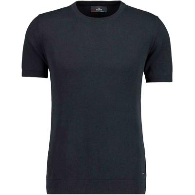 Rundhalspullover RAGMAN, Herren, Gr. 58, schwarz, Strick, 100% Baumwolle, ohne Ausschnitt, Pullover Rundhalspullover
