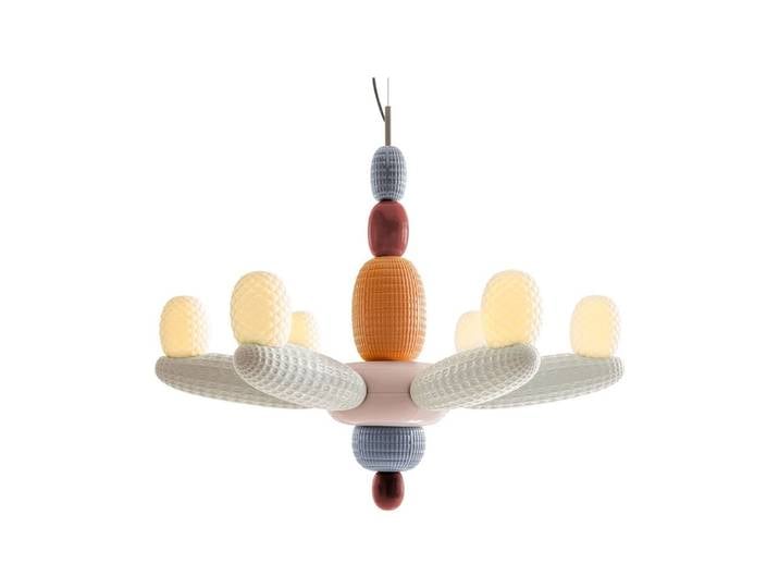LLADRÓ suspension SOFT BLOWN (Rose - Porcelaine)