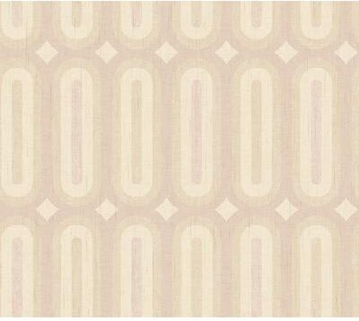Seabrook Designs Roselyne Geo Unpasted Wallpaper