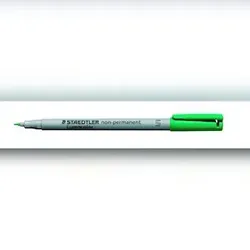 STAEDTLER Folienschreiber 0,4mm wasserlöslich grün nachfüllbar