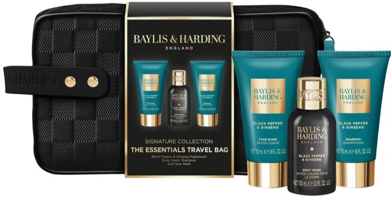 Baylis & Harding Black Pepper & Ginseng gift set for travelling