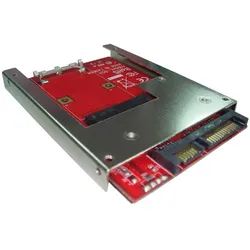 Roline Adapter mSATA SSD zu 2.5 SATA 22pin, SSD + Festplatte Zubehör