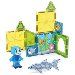 Magna-Tiles, Haitauchgang, 13 Stk.