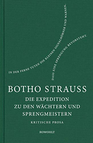 Botho Strauss - Die Expedition zu den Wächtern u. Sprengmeistern: Kritische Prosa - Preis vom 10.10.2026 11:48:34 h