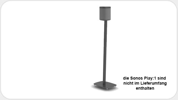 Flexson FLXPLAY1FS Ständer für Sonos PLAY:1 *schwarz* FL99469