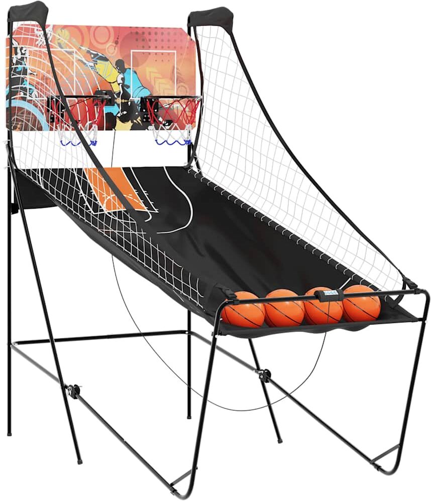 vidaXL Machine d'arcade de basket avec 4 balles pour 2 joueurs