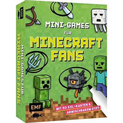 Kartenspiel: Mini-Games für Minecraft-Fans – mit abwischbarem Stift