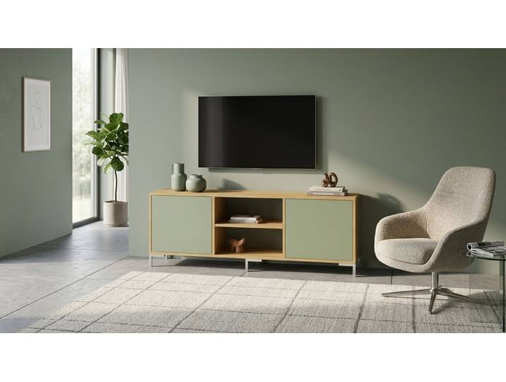 Modernes maßgefertigtes Sideboard Eiche Natur geölt