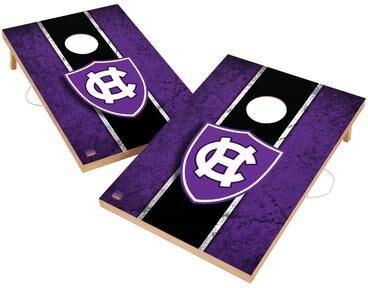 Skip's Garage Vintage Holy Cross Crusaders 2x4 Tailgate Cornhole Boards