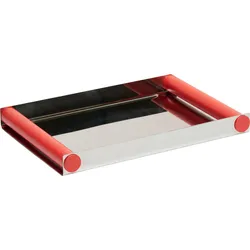 Ray Disco Serviertablett mittel korallenrot