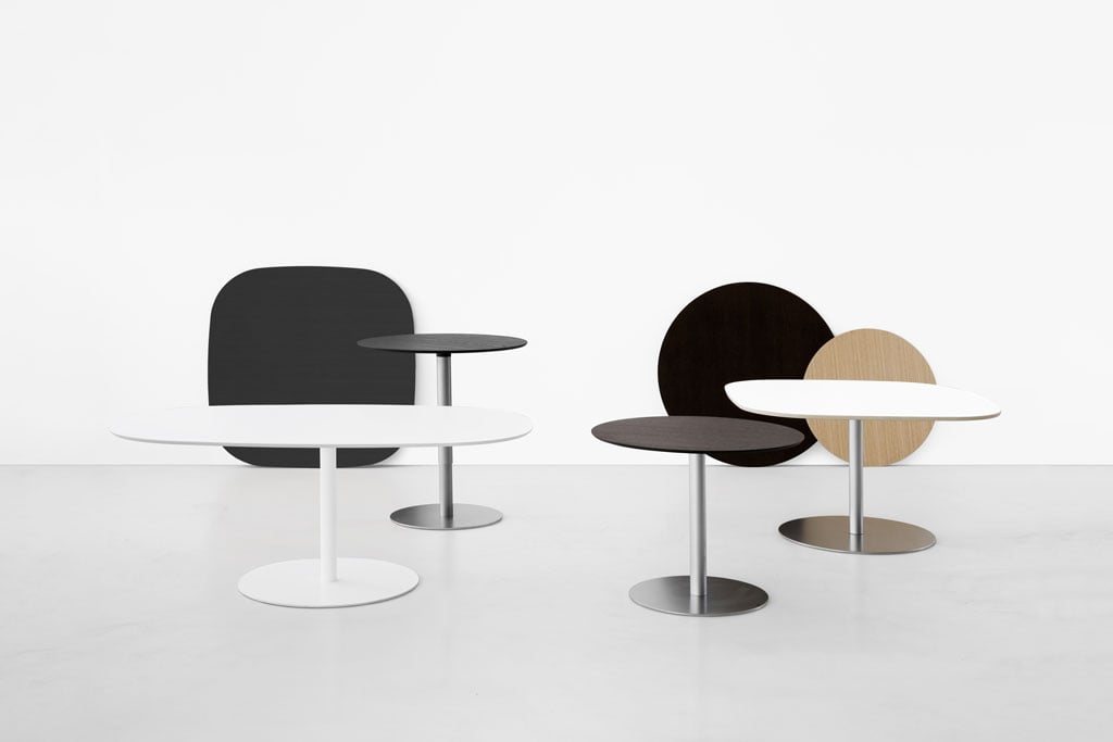 Lapalma Rondo' P86 Bistrotisch (Ø 90cm, weiß lackiert, höhenverstellbar, weiß la... Ø 90cm   weiß lackiert   höhenverstellbar   weiß lackiert