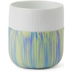 Royal Copenhagen Contrast Gerippt Becher Marble Northern Lights, Trinkgläser, Mehrfarbig