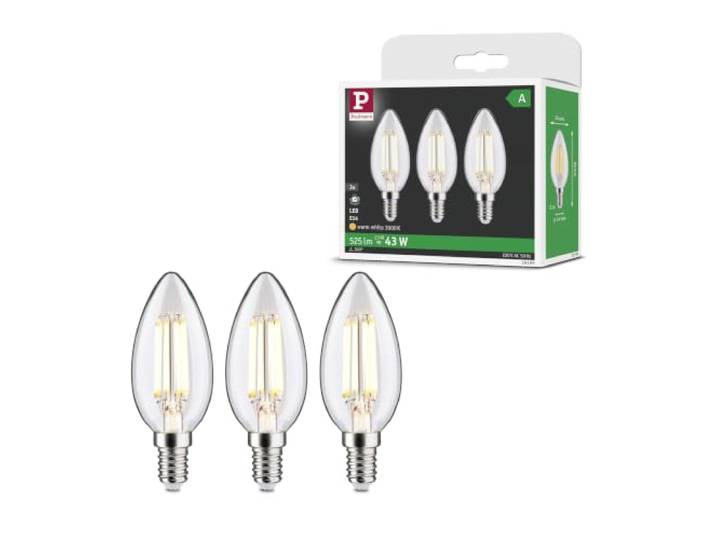 Paulmann LED Efficient-Line Kerze E14 3er-Pack 2,5W 3000K klar