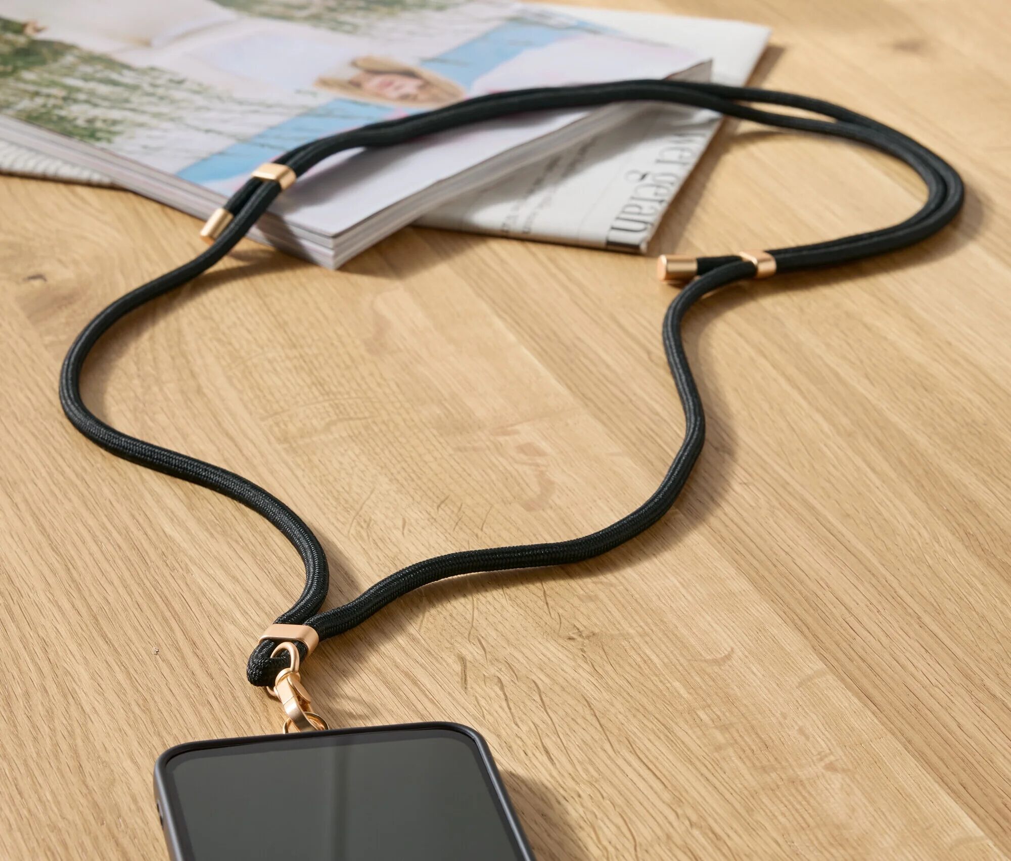 Tchibo - Smartphone-Umhängeband - schwarz