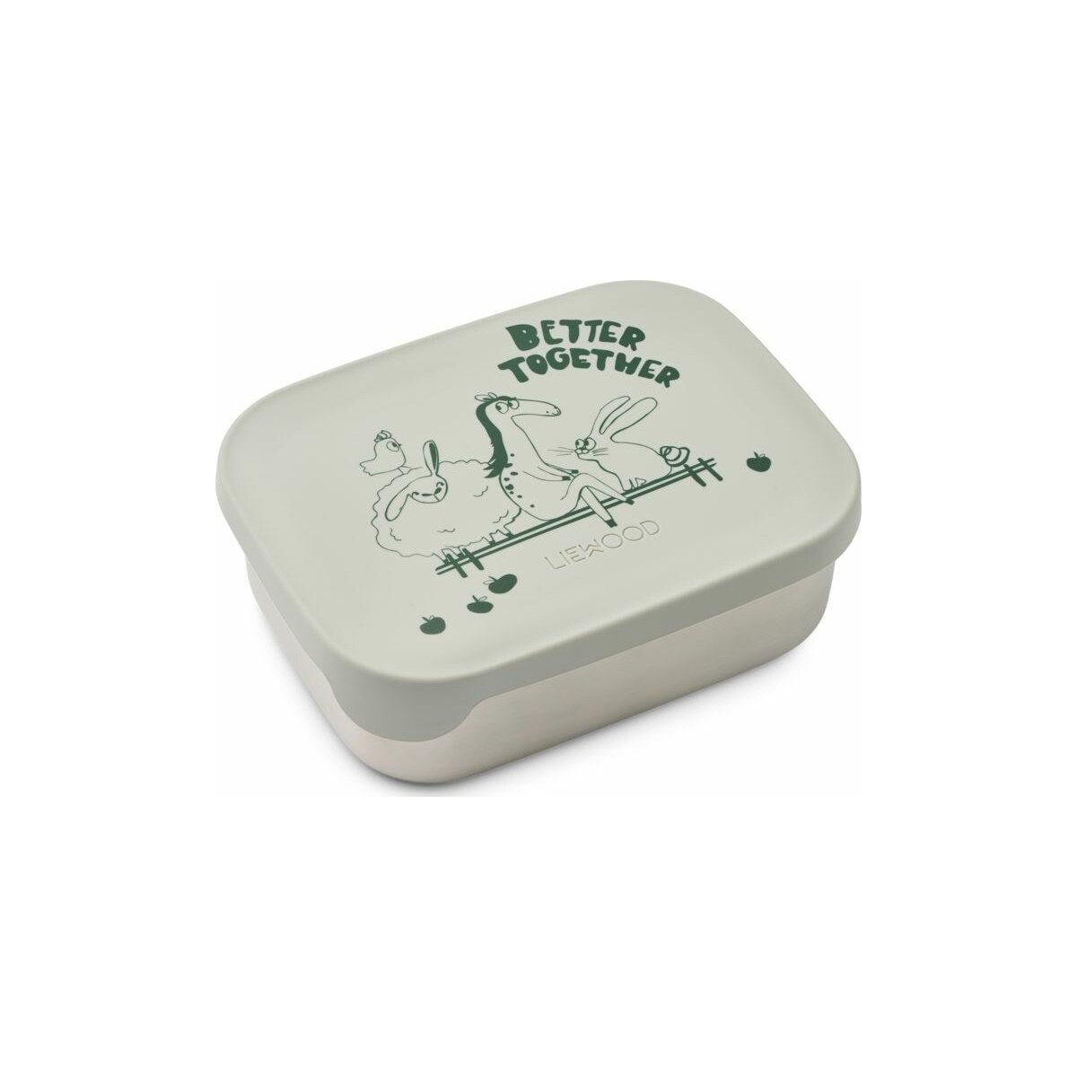 Liewood Arthur Printed Lunchbox farm/dove blue (3092) ONE SIZE LW14982-3092-ONE SIZE-CU
