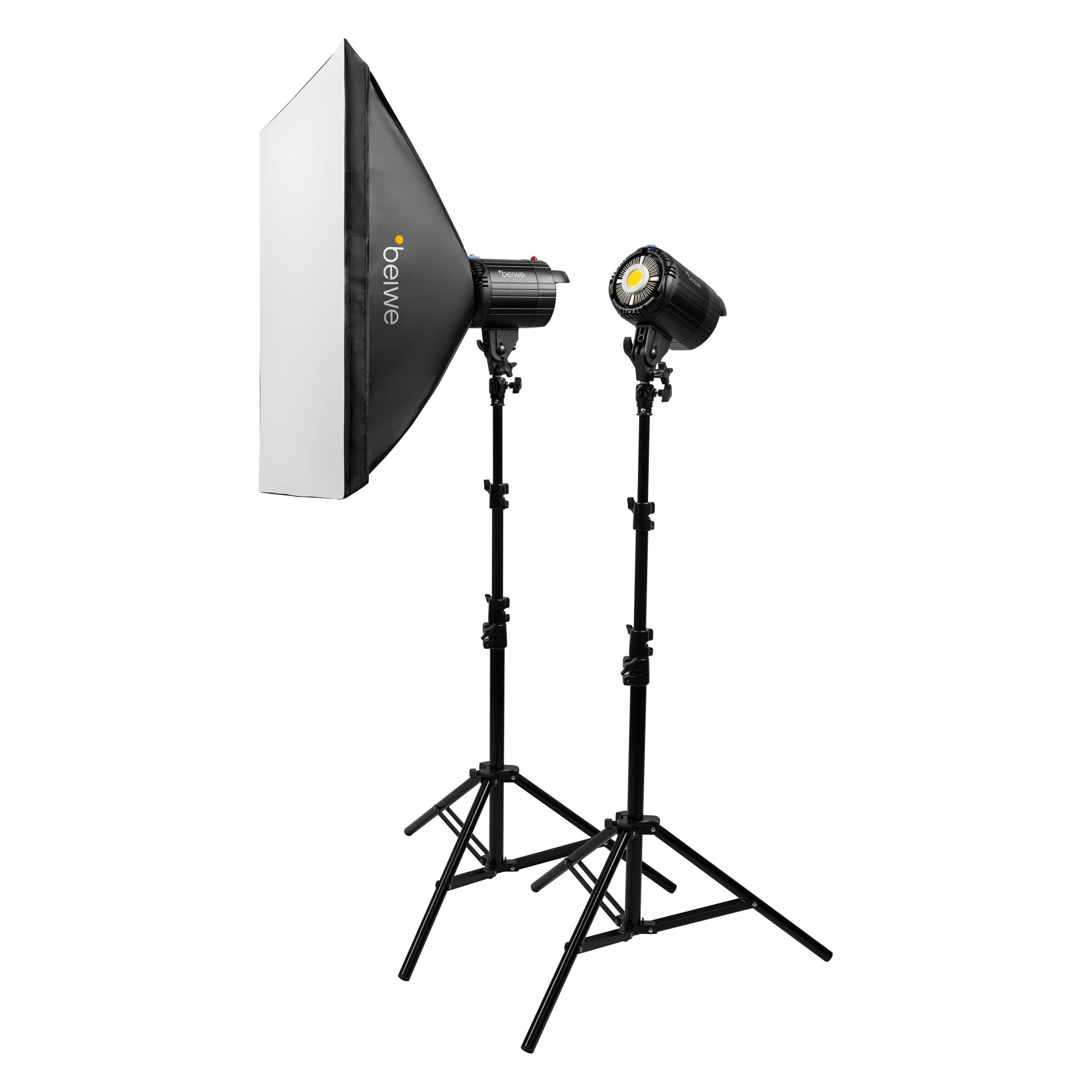 Beiwe TVINIT S100W Kit -studiovalosetti (Studioleuchte) (S100W DUO KIT)