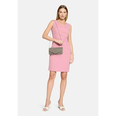 Abendtasche VERA MONT "Damen mit Raffung", Damen, Gr. ACC, gold, Polyester, Taschen Abendtasche