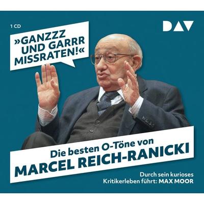 »Ganzzz und garrr missraten!« Die besten O-Töne von Marcel Reich-Ranicki - Martin Nusch, CD, 9783742400673