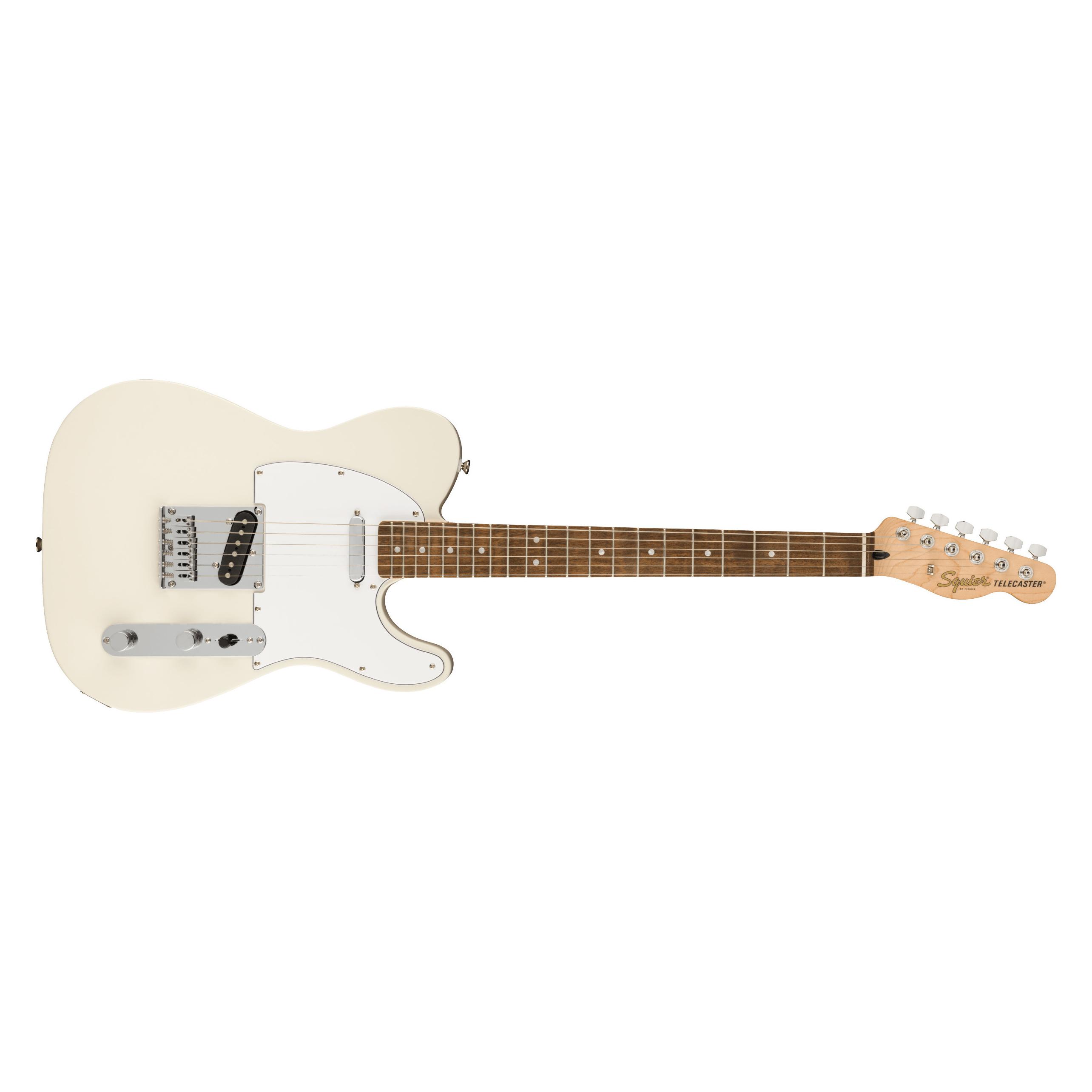 Fender Affinity Series Telecaster Olympic White elektrische gitaar (E-Gitarre, Bone, Maple, Poplar, Steel) (037-8200-505)