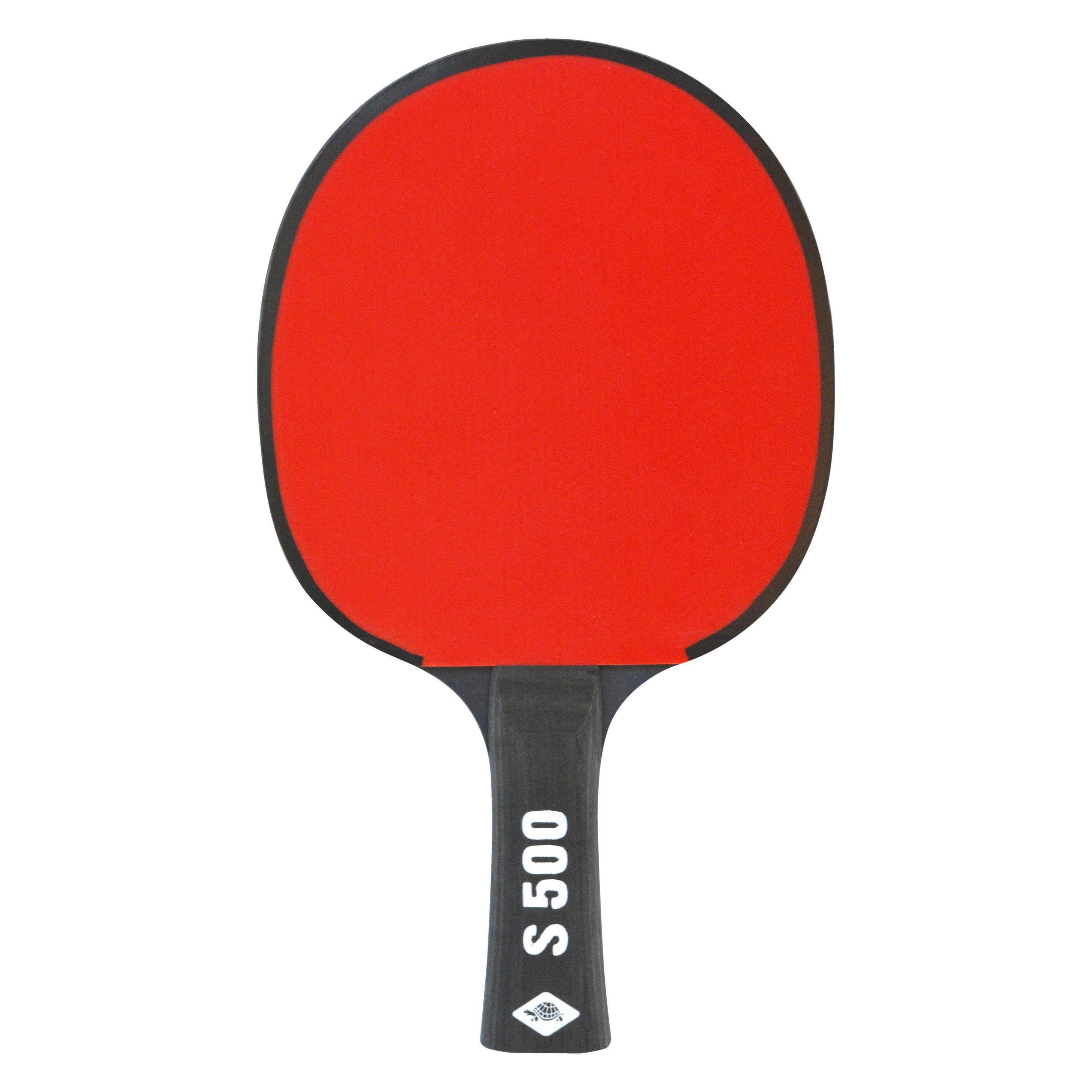 Donic Schildkröt SCHILDKRÖT Tischtennisschläger "Protection Line S500" Lernschläger, Farbe: schwarz/rot, Jade Bela... (713055)