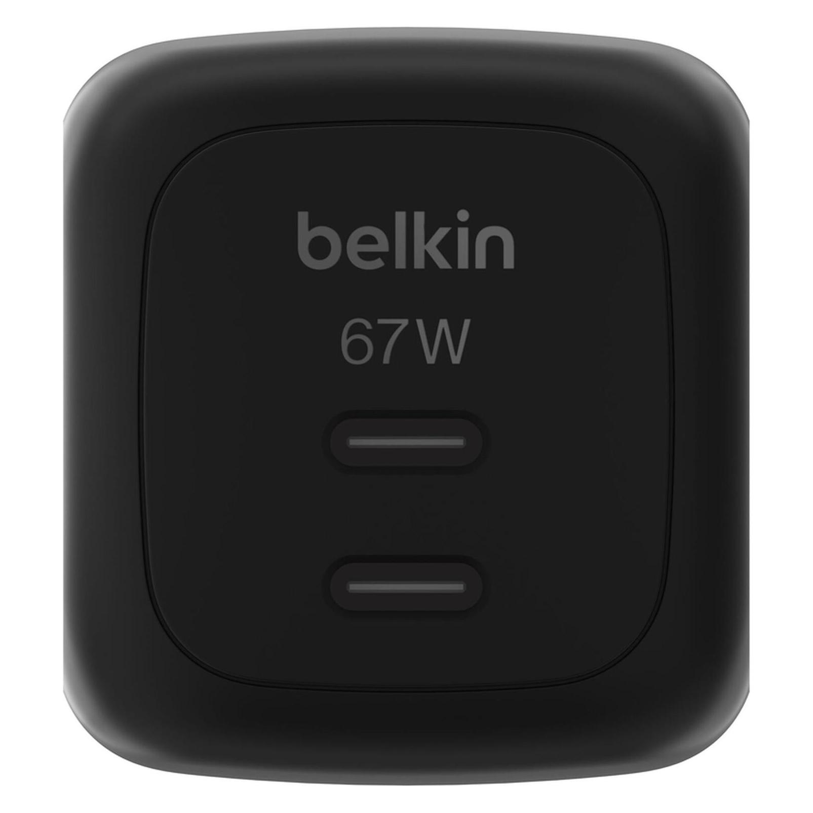 Belkin BoostCharge Pro (67 W, 2 Ports) (WCH020KQBK)