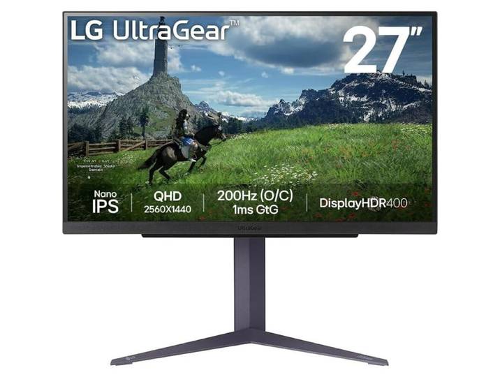 LG 27GS85Q-B Moniteur PC Gaming 27 pouces - 68,6 cm - 2560 x 1440 pixels - Quad HD LCD - noir