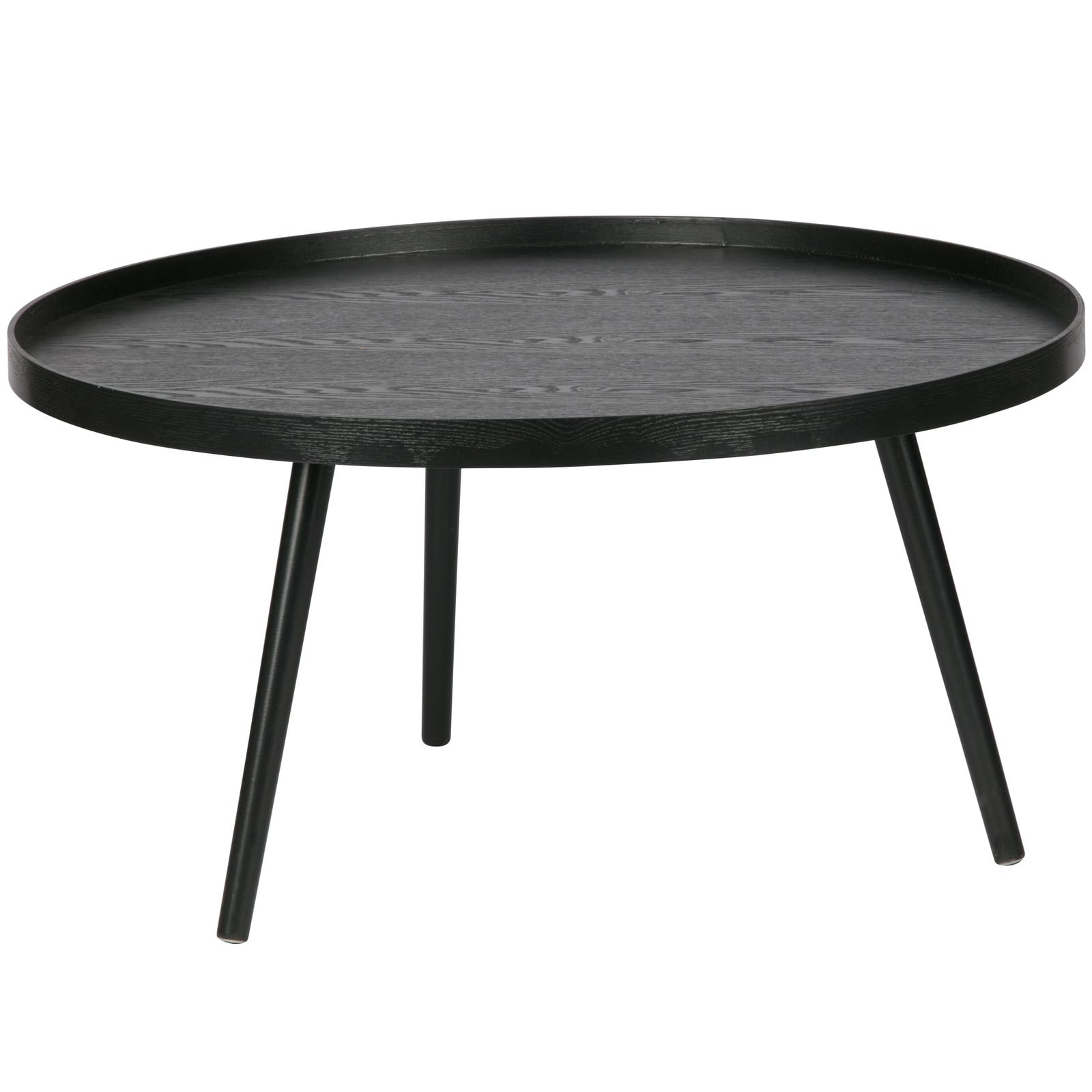 WOOOD Mesa Ronde Bijzettafel - Zwart - Diameter: 78 cm