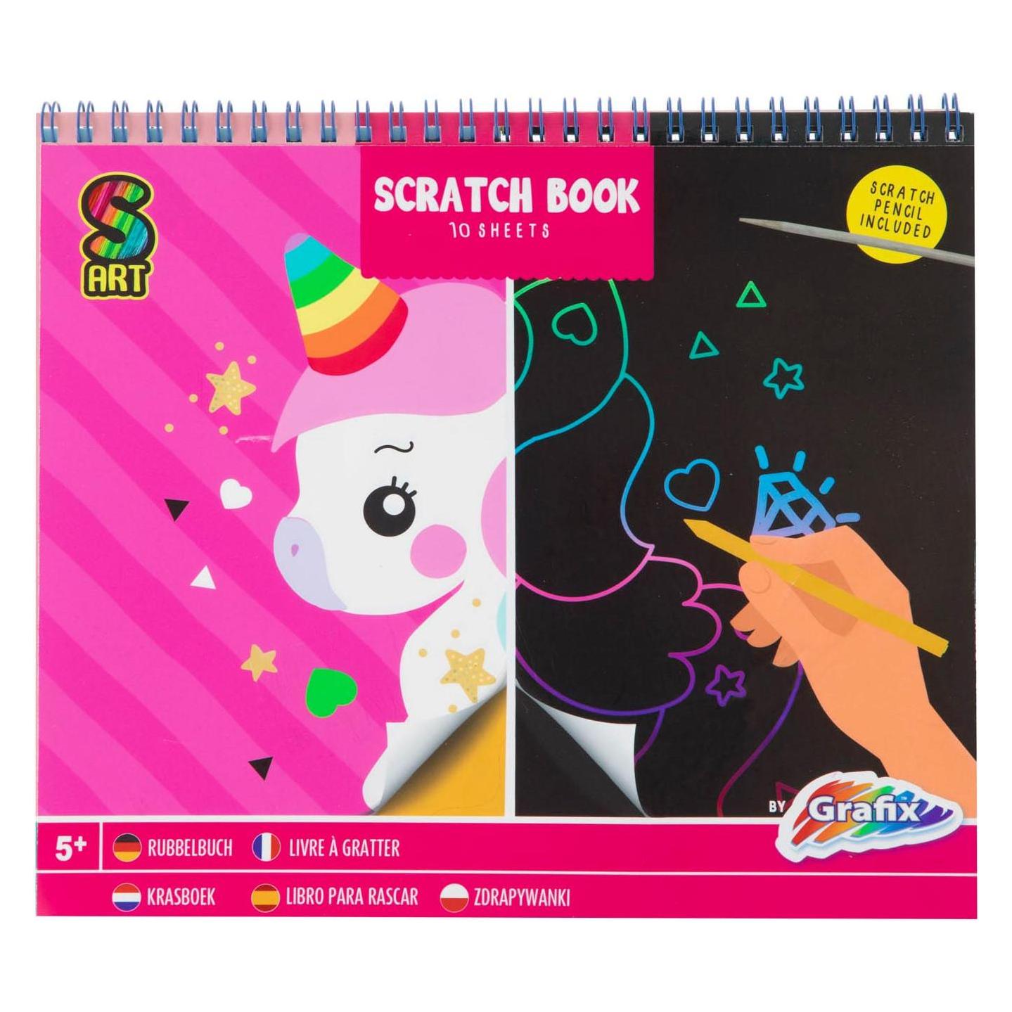 Grafix Kratzbuch Einhorn, 10 Blätter (53695737)