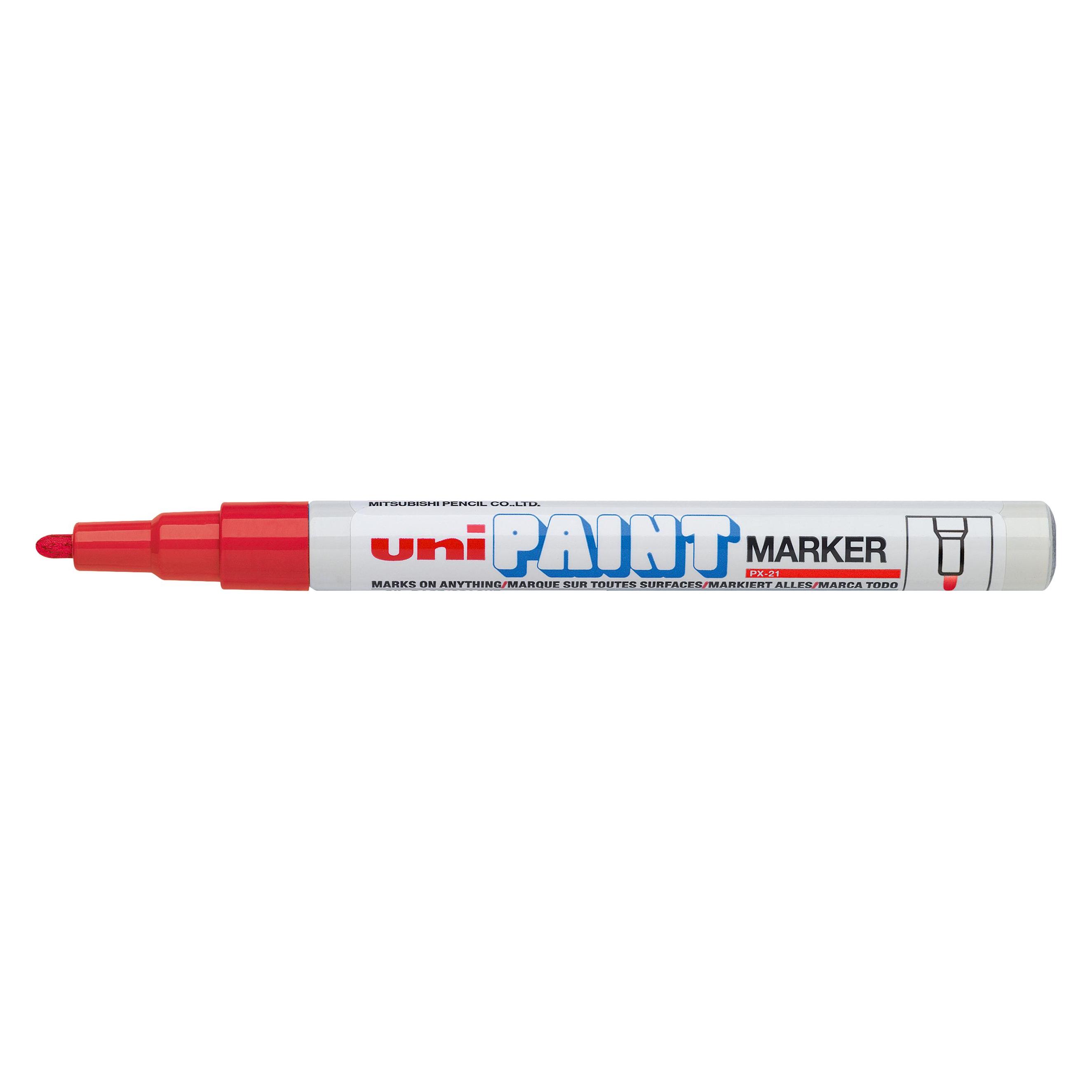 Uni-ball Permanent-Marker PAINT (PX-21), rot (1x) (PX-21 R)
