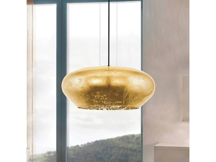 Stars of Light Glas Hängeleuchte Priorat, dimmbar, messing / gold, für Wohn- / Esszimmer, Glas