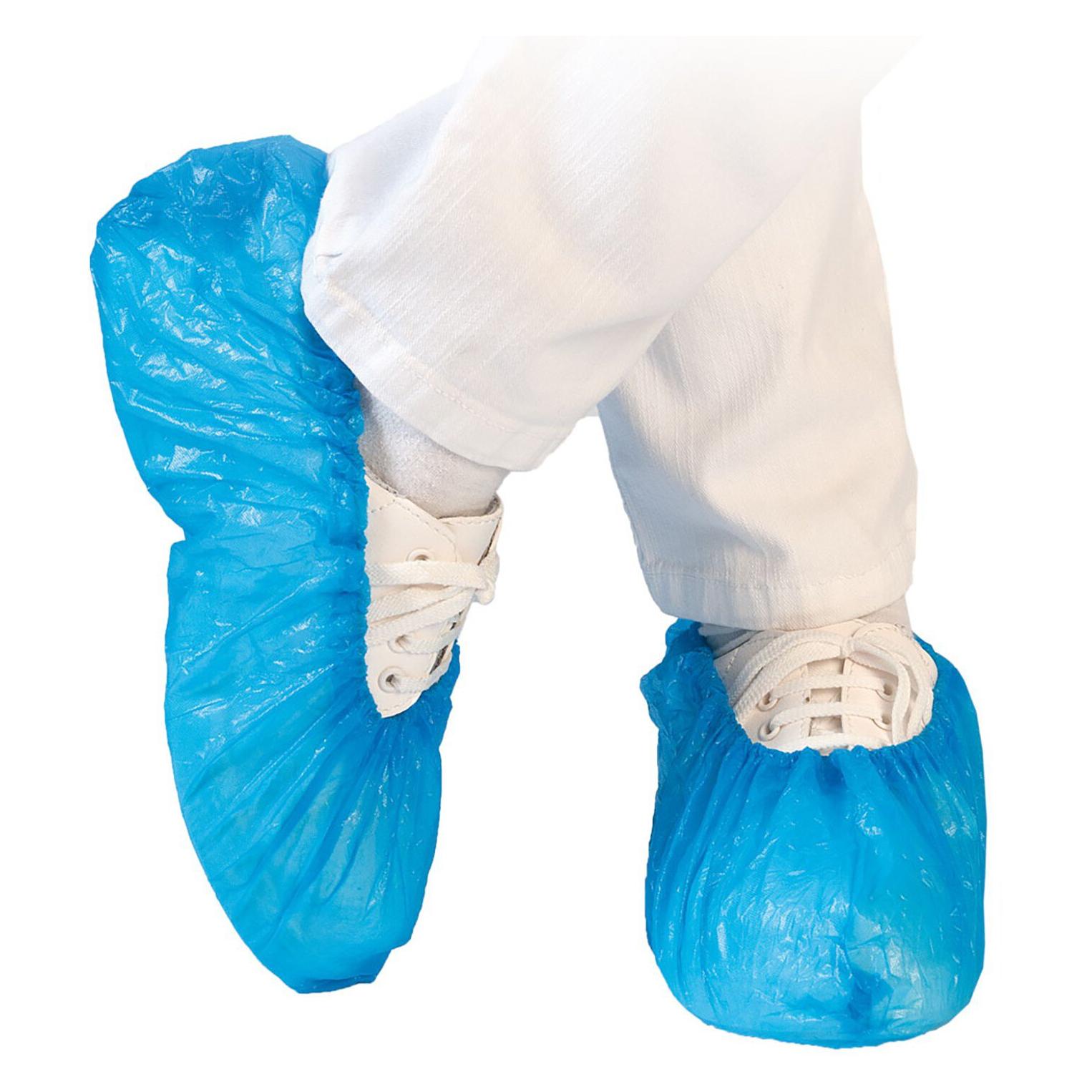 franz mensch Hygostar Überschuh PE, blau, für HYGOSTEP 200 Stk./Spender, 50cm (Überziehschuhe) (28509S)