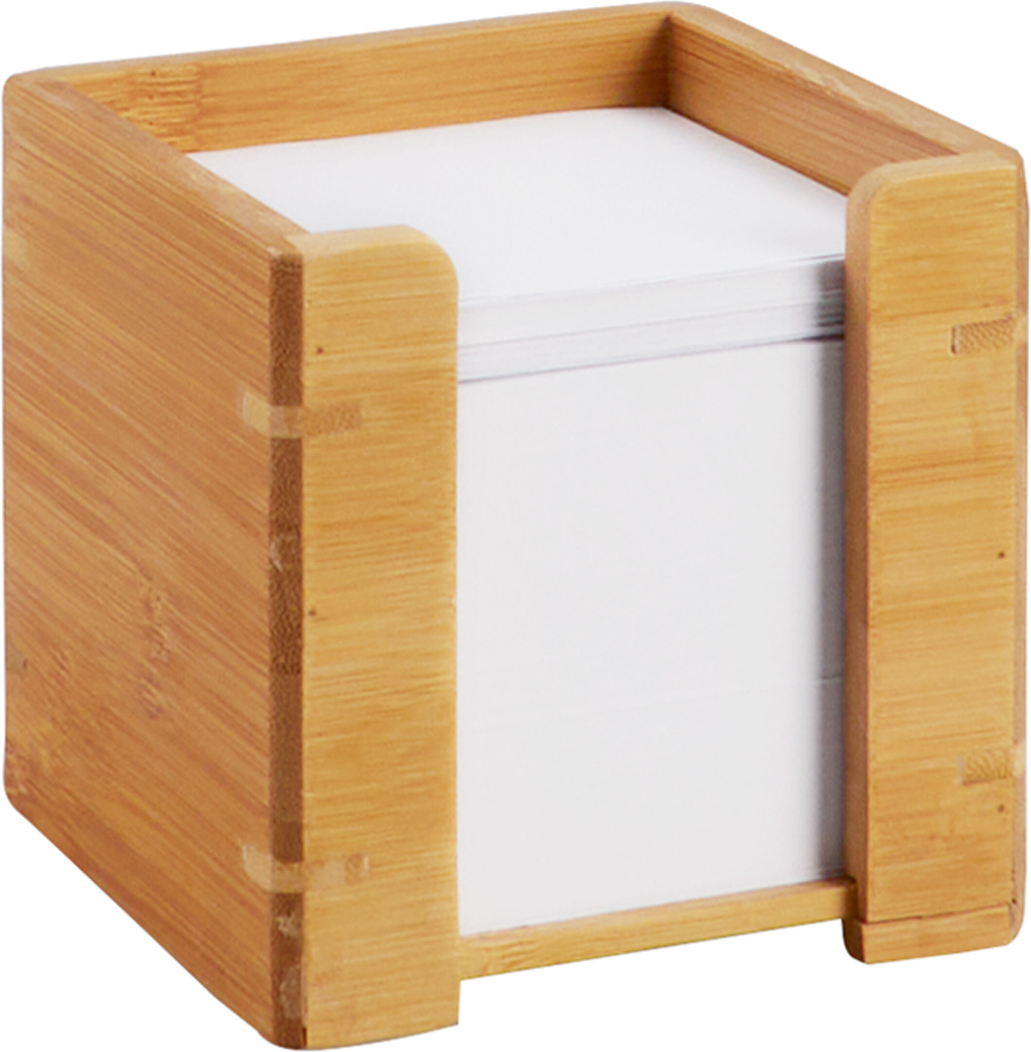 SPRINTIS Cube mémo en bois, bambou, brun