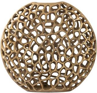 Elk Studio Elk Home Reef Brass Finish Metal 13.5 Inch Wide Vase