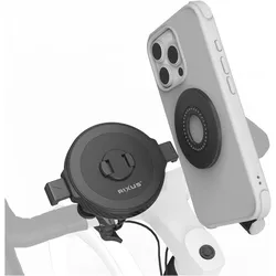 Rixus One-Lock Bike Holder Anti Shock Mag Set, Smartphone Halterung