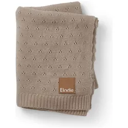 Elodie, Babydecke, Pointelle Decke - Tender Taupe (100 x 75 cm)