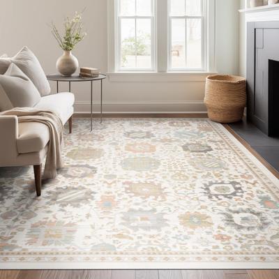 Alise Rugs Crosswood Alyssa Traditional Floral Indoor Polyester Area Rug