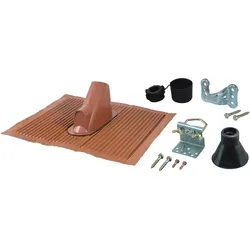 Kathrein ZTS 48ro Antennenmast-Befestigungs-Kit, TV Zubehör, Rot