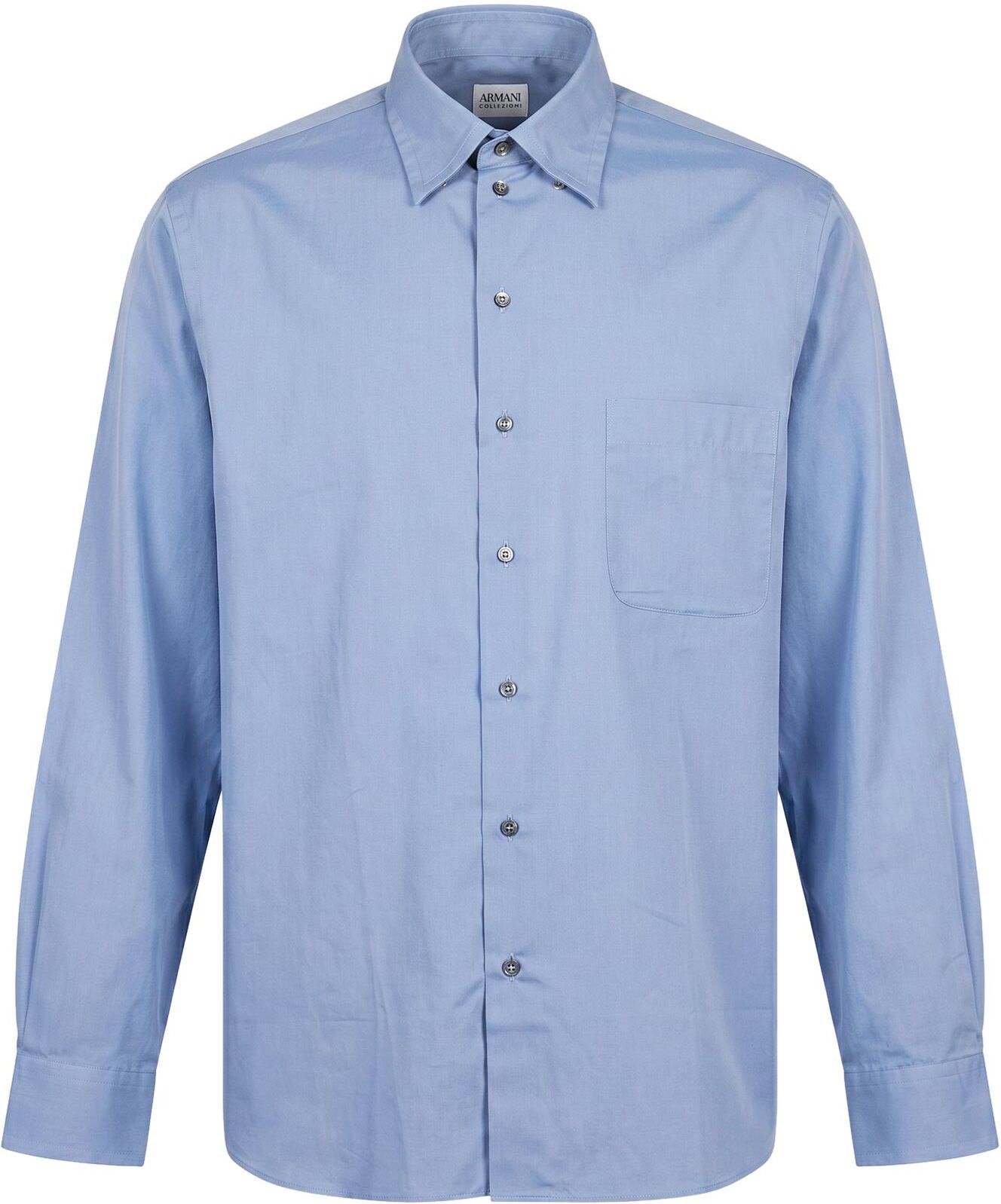 Armani Collezioni Camisa Hombre Azul marino 44 Hombre